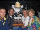 Jerry and Carol Revzin - Sunday night on our boat -