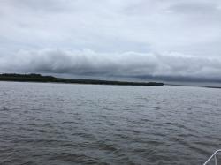 Storm clouds on the North River, Sapelo Island
