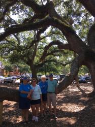 John, Linda, Cynthia &Tom: Mighty oak at Harbortown 