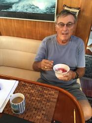 Tom Eaton ice cream and strawberries 