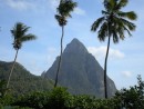 Petit Piton from Shore