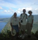 Family at Top of Gros Piton