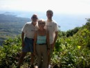 Family at Summit of Gros Piton