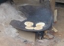 Cassava Bread on the Griddle