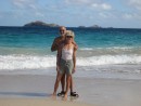 On the beach in St. Barth