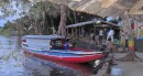 There are many small communities along the Suriname River accessible only by boat.  These colorful passenger ferries come and go all day long from the Domburg Landing, loading and discharging passengers and freight.