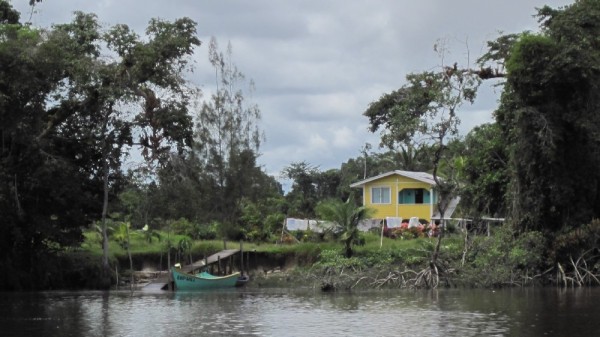 River house on the Essequibo River