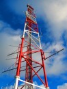 Radio tower on the summit