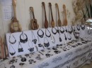 ..ukuleles and mother of pearl necklaces