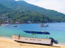 More than 14 years ago we imagined that some day our boat would be anchored at Yelapa - and here she is!