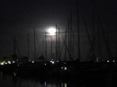 Full Moon over La Cruz Marina...