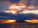 We have been treated to spectacular sunsets over Moorea almost every evening