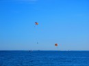 Cabo is a place of never ending activity - parasailing...