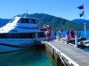 One of the water taxis that service the Marlborough Sound