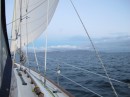 Another overnight sail - approaching Isla Espiritu Santo at dawn