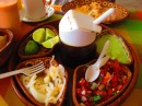 Mexican food is all about the condiments!