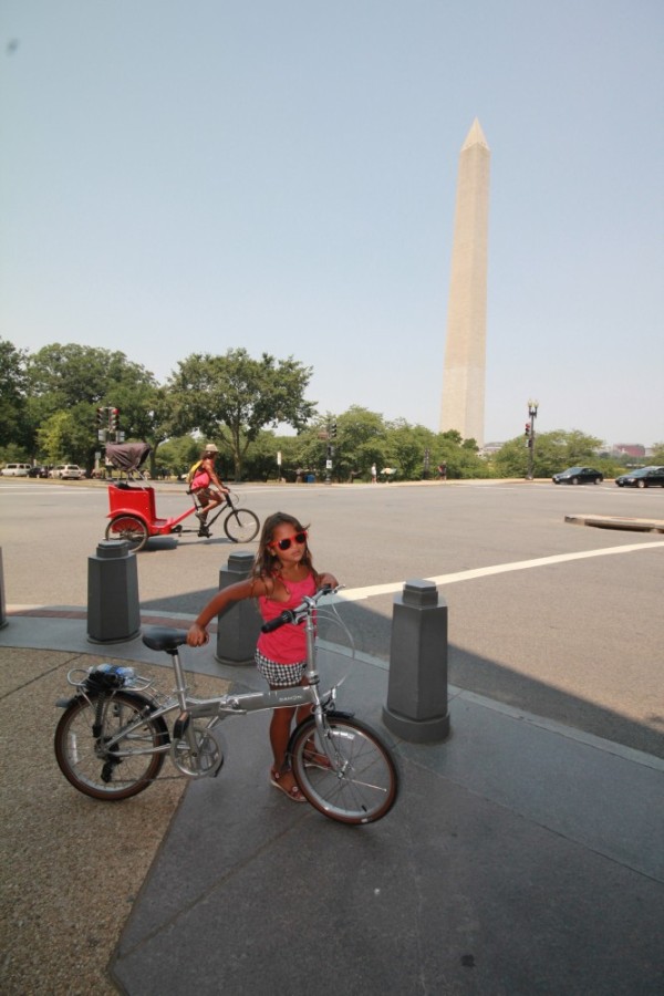 Touring Washington by pushbike, beats walking anyday!