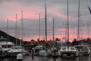 Sunset @ Rodney bay marina