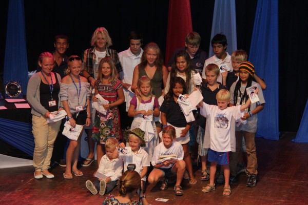 ARC kids on stage at Prize giving ceremony