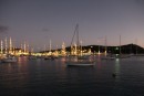Falmouth Harbour at night...
