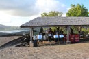 Steel band playing on top of the hill, overlooking English harbour
