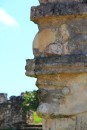 head corner at the ruins in Tulum