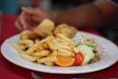 Fish and Chips, fijian style at Nadina
