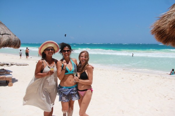 Me and friends in Tulum