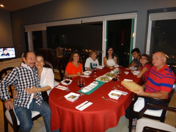 Dinner party in Puerto.