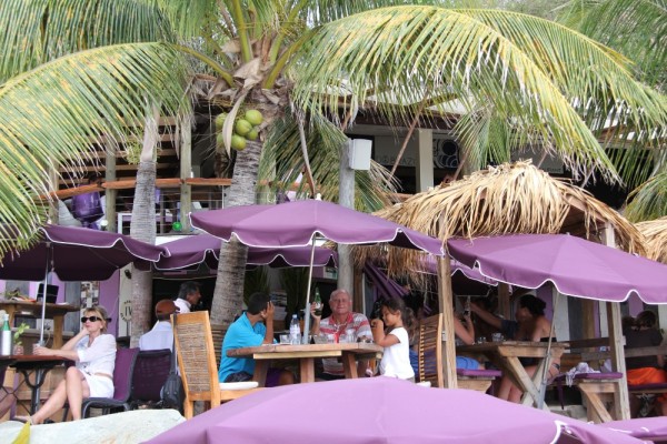 Lunch at Do Brazil restaurant, Shell Beach. Our splurge.