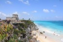 Tulum, ancient ruins by the sea.