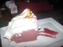 Impossible to finish black berry ice cream pie. Shenandoah, VA