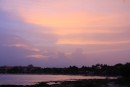 Sunset  over Puerto beach