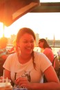 Sunset drinks at 79th St Boat Basin Cafe