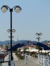 The "first bridge" - pedestrians only - connecting our marina (Netsel) with the rest of Marmaris.