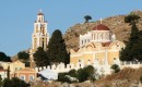 This Orthodox Church looks down on the town on Symi and the harbor. The town of Symi has thirteen major churches and dozens of chapels, some dating back to the Byzantine era.