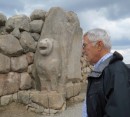 "One of the most significant sites in Hattusa is the Lion Gate. This gate is still partly intact and flanked by its two large carved lion statues, although the arch over the top has gone." Virtual Tourist