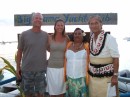 Us with Big Mama and her husband Earl.  Earl is wearing a ta
