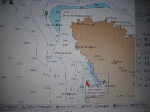 IMG_2536_3_1: The island of Fatu Hiva on the Navigation Software chart
