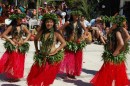 Raiatea 082_1_1: Dancing girls at Raiatea festival