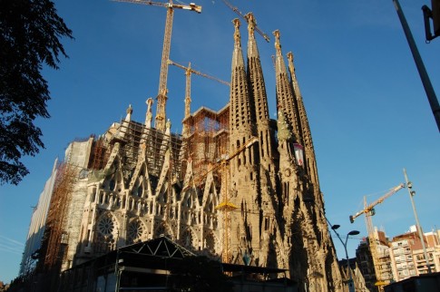The Famous Sagrada Familia, by Gaudi