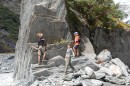 The Swiss family we kept bumping into Franz Josef Glacier