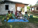 Local ladies at Malolo Lai sell us their crafts