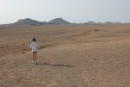 A hike in the desert, Northern Sudan