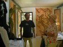 Arno in his Rangiroa studio