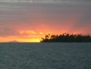 our sunset view Bora Bora