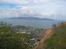 View of Townsville and Magnetic island from Castle Hill