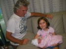 Pa with his 2 granddaughters