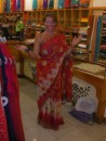 Bronwyn in her sari