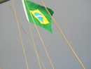 Brazil courtesy flag on Valiam